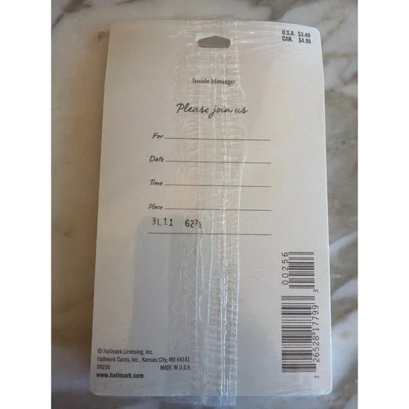 Hallmark Holiday Gathering Invitations Red Tree 8 Count Sealed Christmas Party - Picture 3 of 4